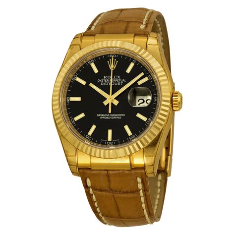 jomashop rolex datejust|Rolex Datejust on leather.